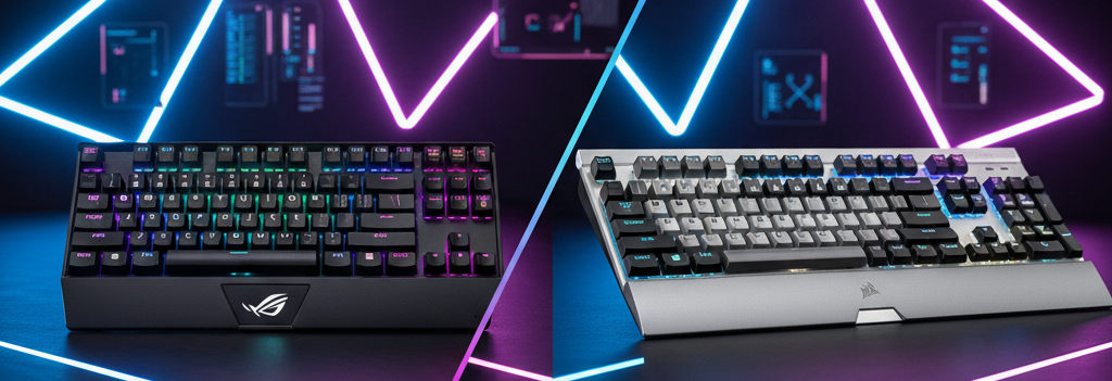 Asus ROG Strix Scope II 96 Wireless vs Corsair K100 Air Wireless: Ultimate Gaming Keyboard Showdown