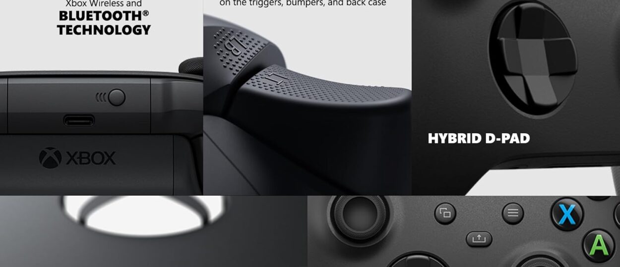 Xbox Wireless Controller (2026) – Carbon Black | Compatible with Xbox, Windows, Android, iOS, Smart TVs & VR Headsets