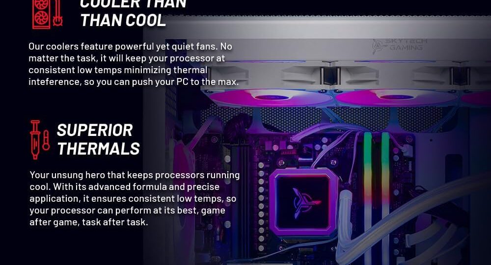 Skytech Aqua Extreme Gaming Desktop – Ryzen 7 7800X3D • RTX 5070 Ti 16GB • 32GB DDR5 6000