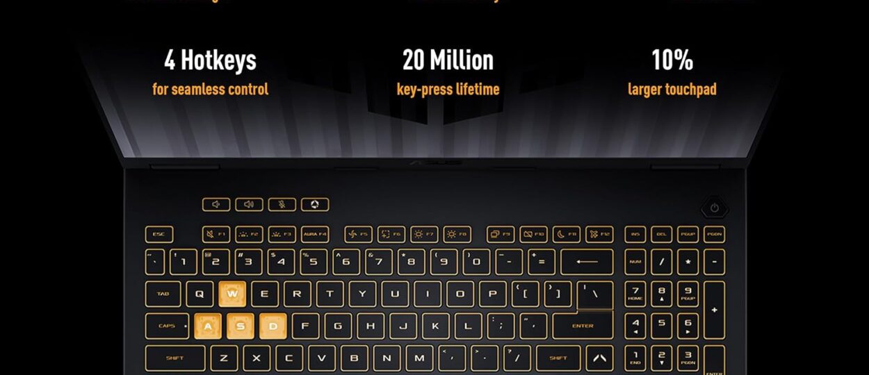 ASUS TUF Gaming F16 (2025) 16" FHD+ 165Hz Laptop – Intel Core i5-13450HX, RTX 5050, 16GB DDR5, 512GB Gen4 SSD, Wi-Fi 6E, Windows 11