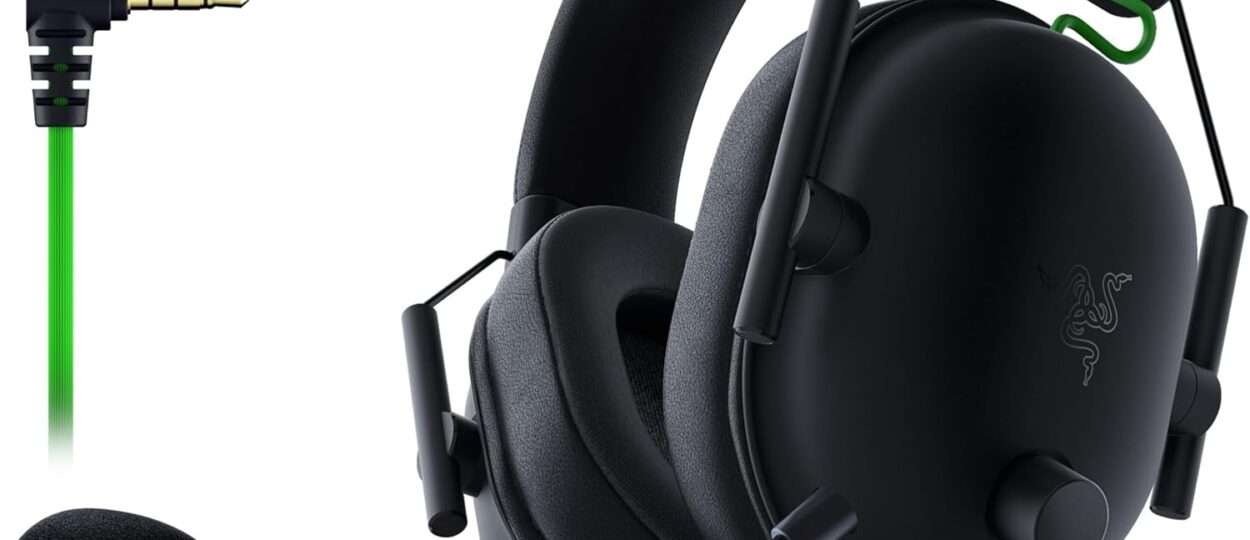 Razer BlackShark V2 X Gaming Headset – 7.1 Surround Sound, 50mm Drivers, Memory Foam, Multi-Platform (PC/PS5/PS4/Switch)