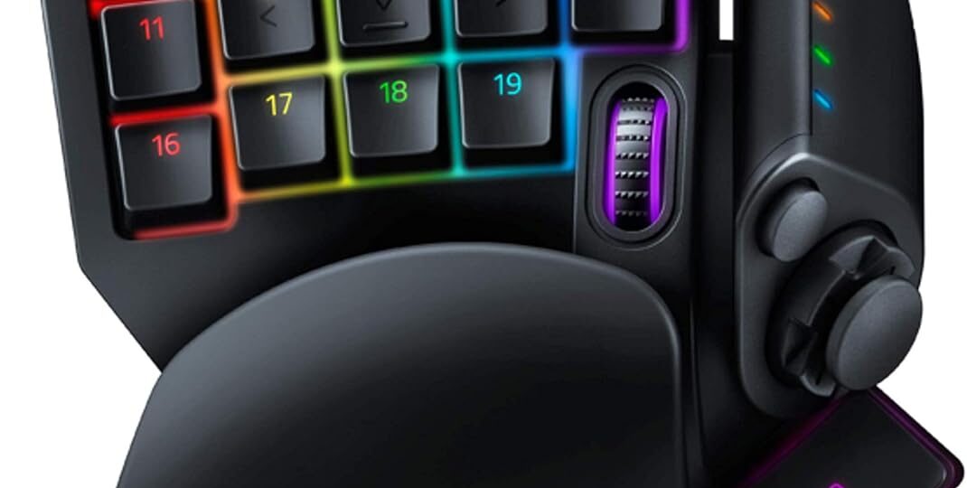Razer Tartarus V2 Gaming Keypad | One-Handed Gaming Keyboard with 32 Programmable Keys, RGB Lighting & Macros