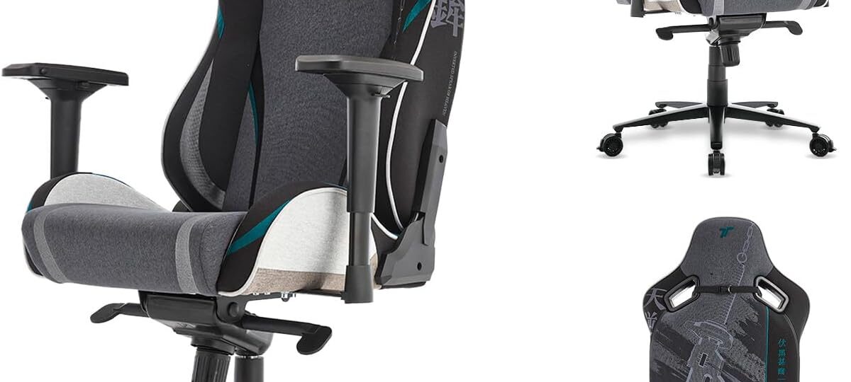 TTRACING Jujutsu Kaisen Toji Gaming Chair – Heavy Duty 440lb Ergonomic Office Chair with 4D Armrests & 155° Recline (Black PU Leather)