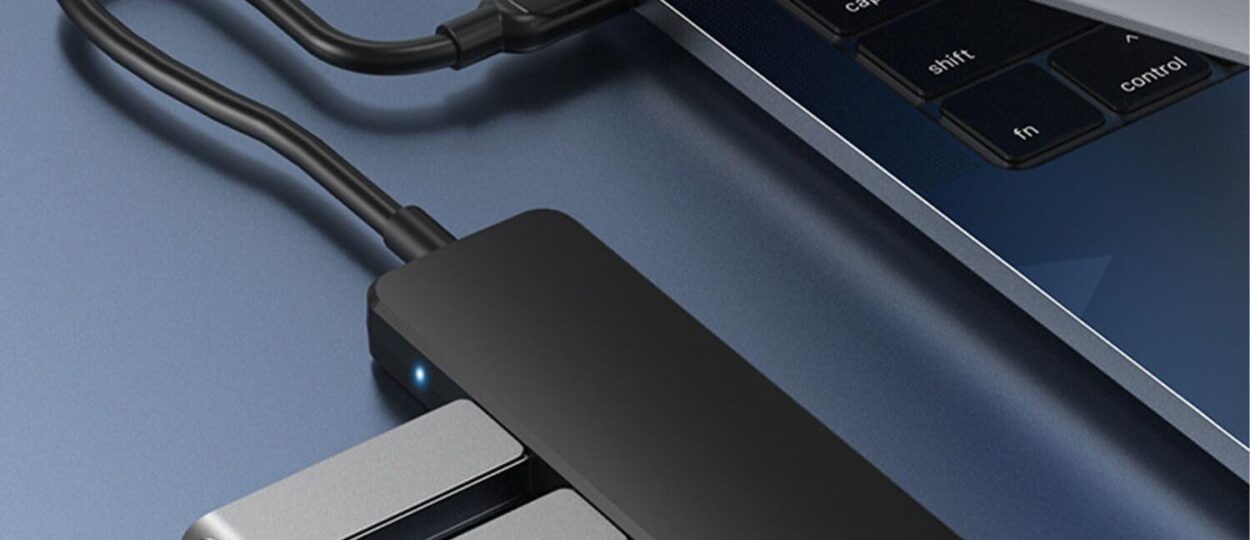 VIENON USB 3.0 Hub – 4-Port High-Speed USB Splitter for Laptop, PC, Xbox & Peripherals (No Charging Support)