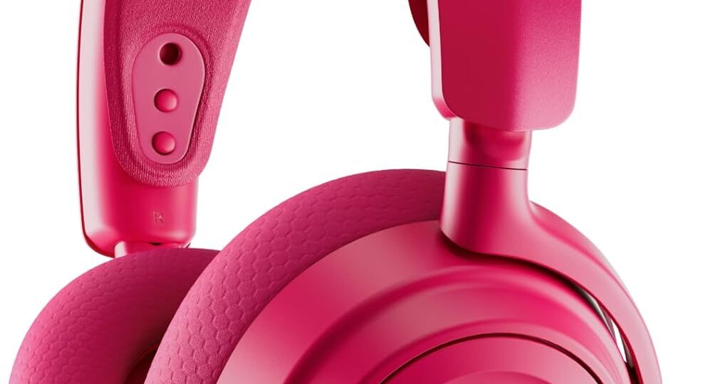 SteelSeries Arctis Nova 7P Wireless Gen 2 Gaming Headset – 50+ Hour Battery, Dual Wireless (2.4GHz + Bluetooth), PS5/PC Compatible (Magenta)